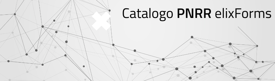 In Anthesi crediamo al concetto di interoperabilit e riuso a tal punto da aver creato la sezione PNRR all'interno del nostro catalogo elixForms!