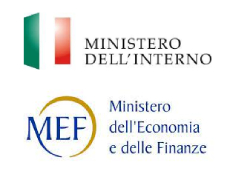 Logo Minitero Interni e MEF